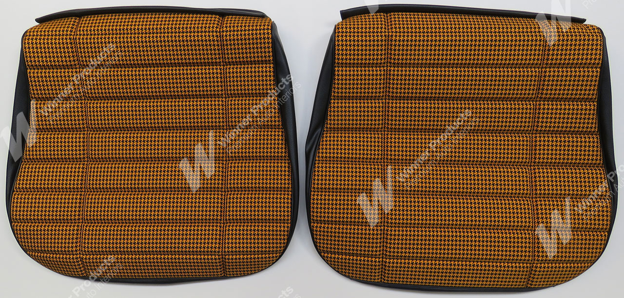 Holden Monaro HG Monaro GTS Coupe 10Z Black & Houndstooth Seat Covers (Image 3 of 4)