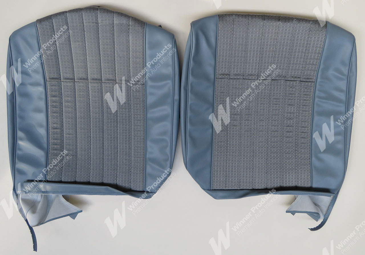 Holden Premier HK Premier Sedan 14S Light Teal & Castillion Weave Seat Covers (Image 2 of 4)