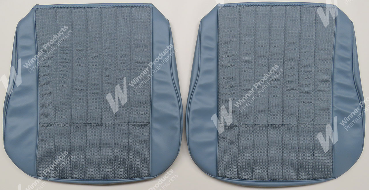 Holden Premier HK Premier Sedan 14S Light Teal & Castillion Weave Seat Covers (Image 3 of 4)