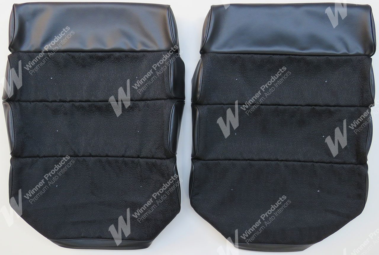 Holden Brougham HT Brougham Sedan 10M Black & Brocade Seat Covers (Image 2 of 4)