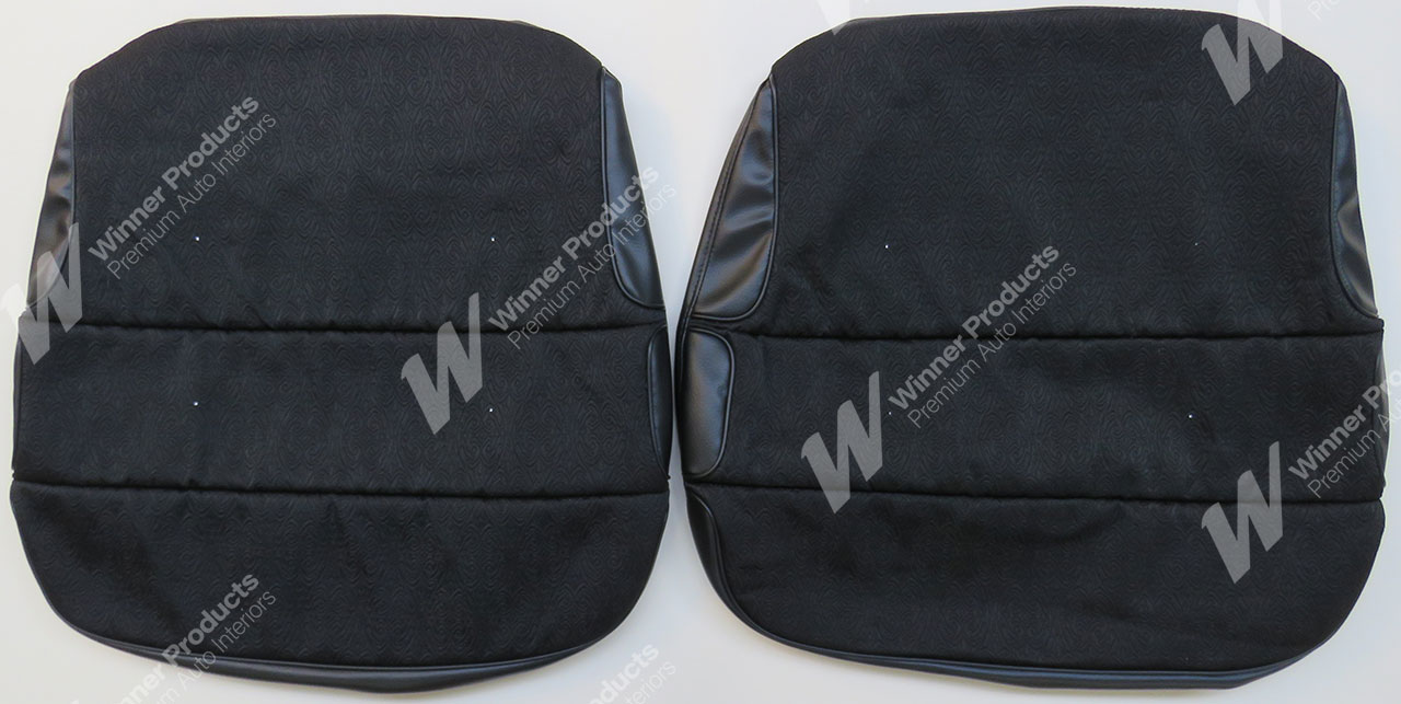 Holden Brougham HT Brougham Sedan 10M Black & Brocade Seat Covers (Image 3 of 4)