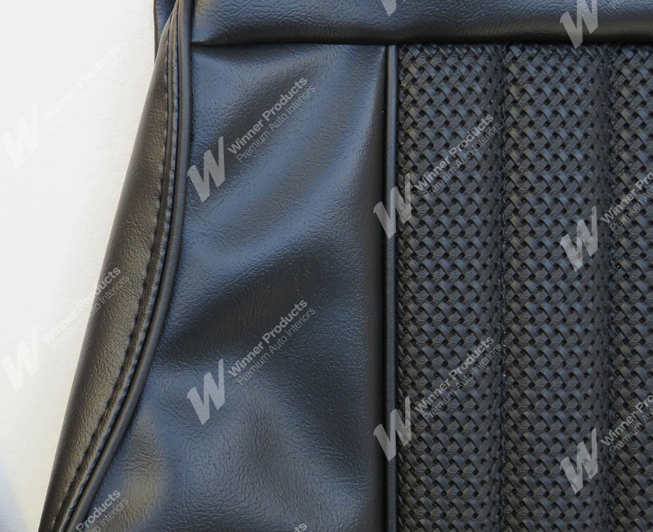 Ford Fairmont XW Fairmont Sedan B Black Seat Covers (Image 3 of 3)