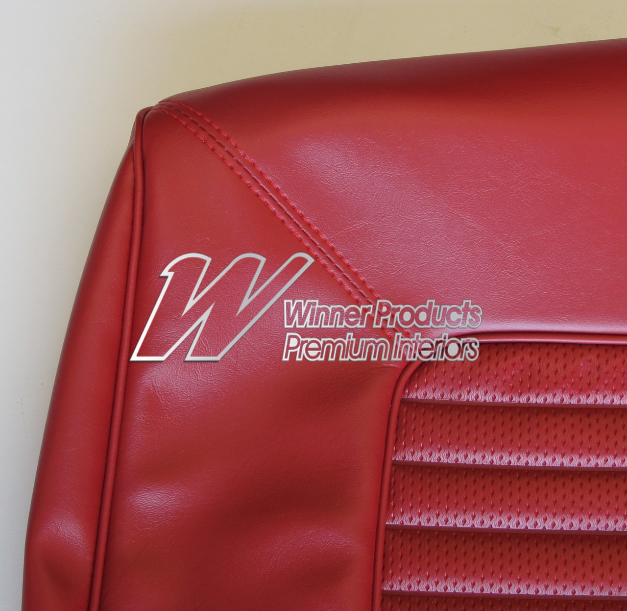 Holden Kingswood HK Kingswood Ute 12G Goya Red & Castillion Weave Seat Covers (Image 3 of 5)