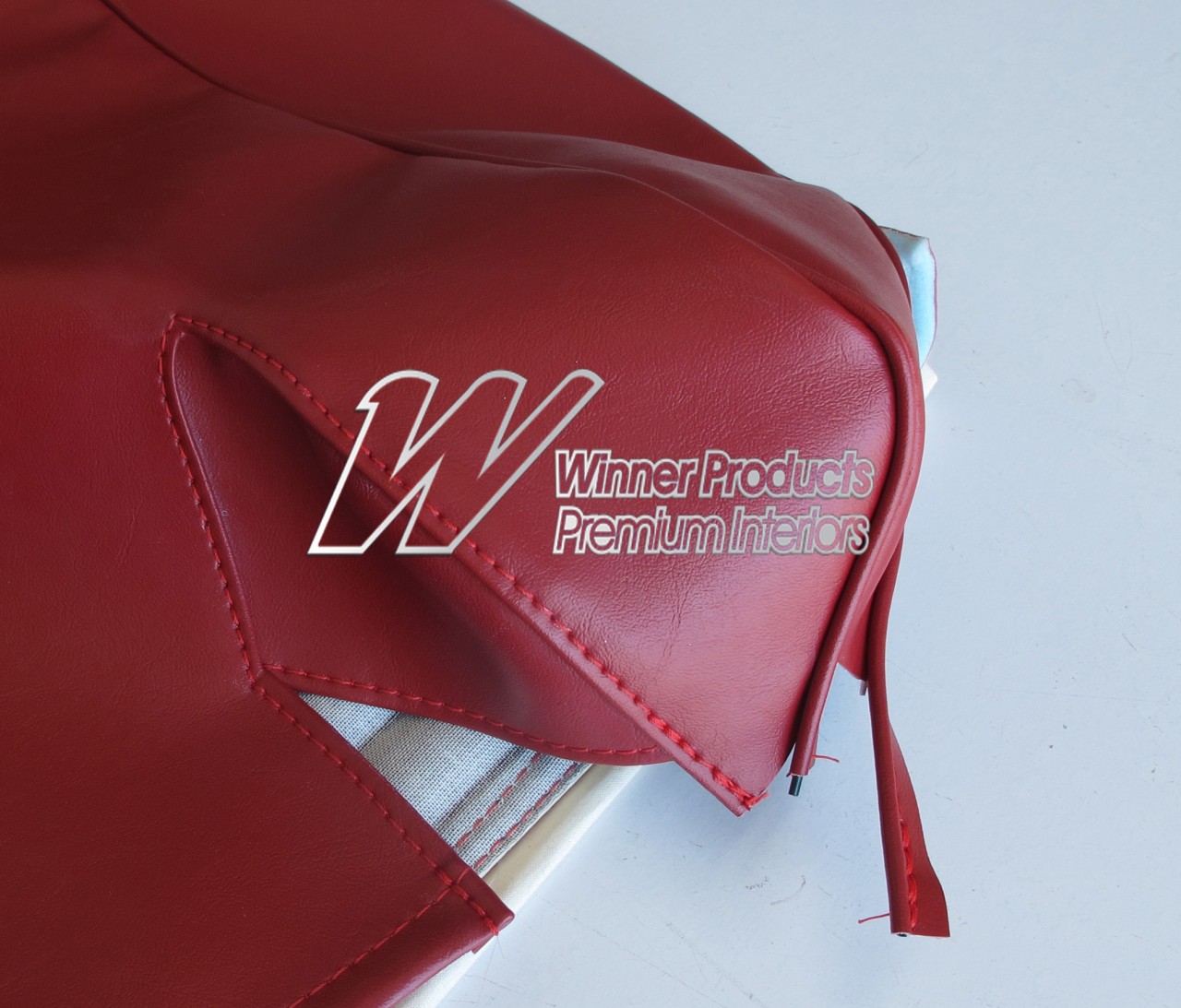 Holden Kingswood HK Kingswood Ute 12G Goya Red & Castillion Weave Seat Covers (Image 4 of 5)