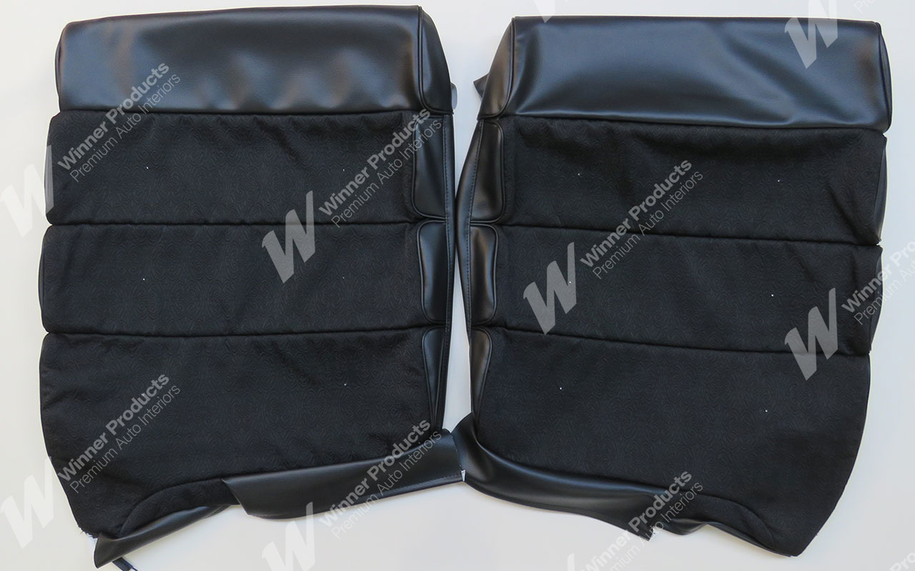 Holden Brougham HT Brougham Sedan 10M Black & Brocade Seat Covers (Image 4 of 7)