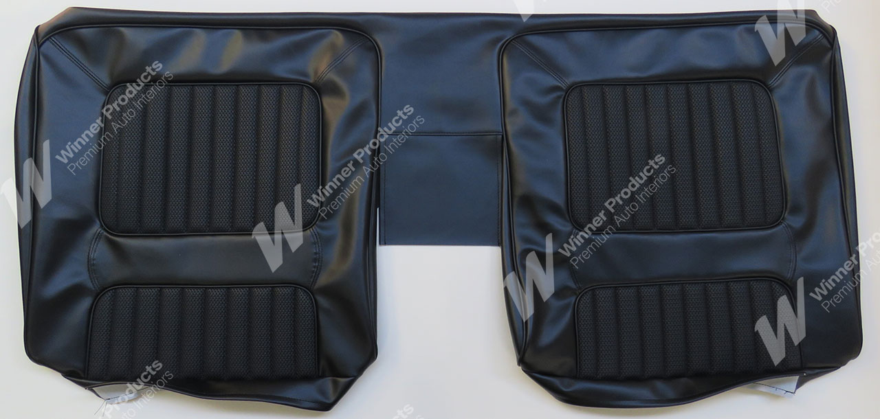 Ford Fairmont XW Fairmont Sedan B Black Seat Covers (Image 4 of 7)