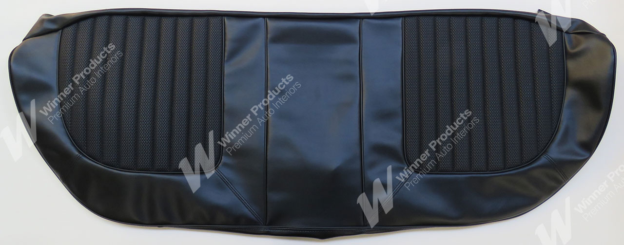 Ford Fairmont XW Fairmont Sedan B Black Seat Covers (Image 5 of 7)